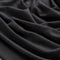 Tricot extensible fin de rouleau en Tencel, coton et élasthanne - noir