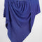 Viscose Lin Texturé - Iris bleu