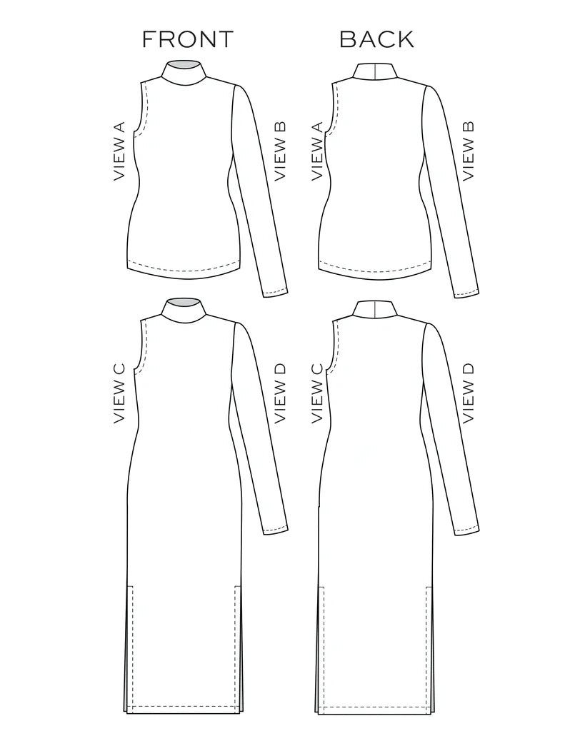 True Bias - Nikko Top & Dress | Core Fabrics