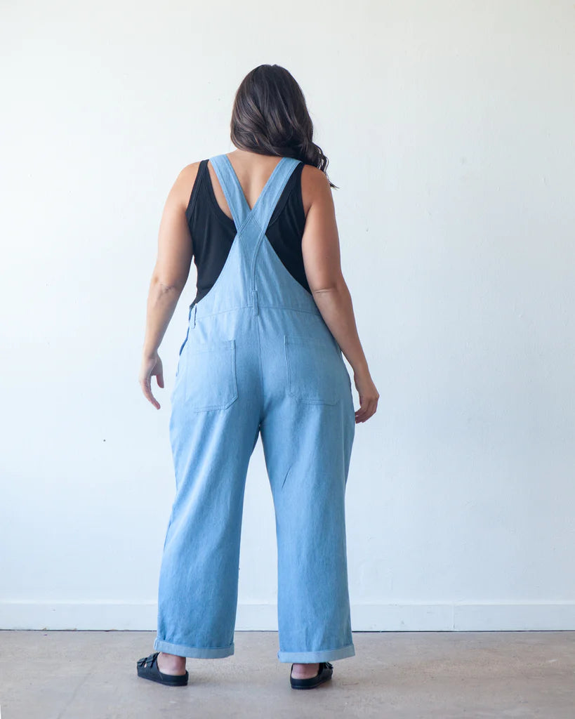 True Bias Sewing Pattern - Riley Overalls | Core Fabrics