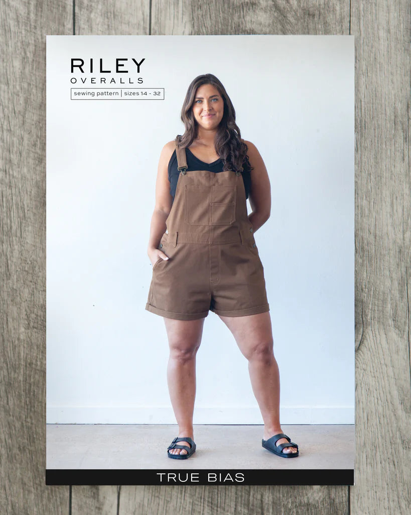 True Bias Sewing Pattern - Riley Overalls | Core Fabrics