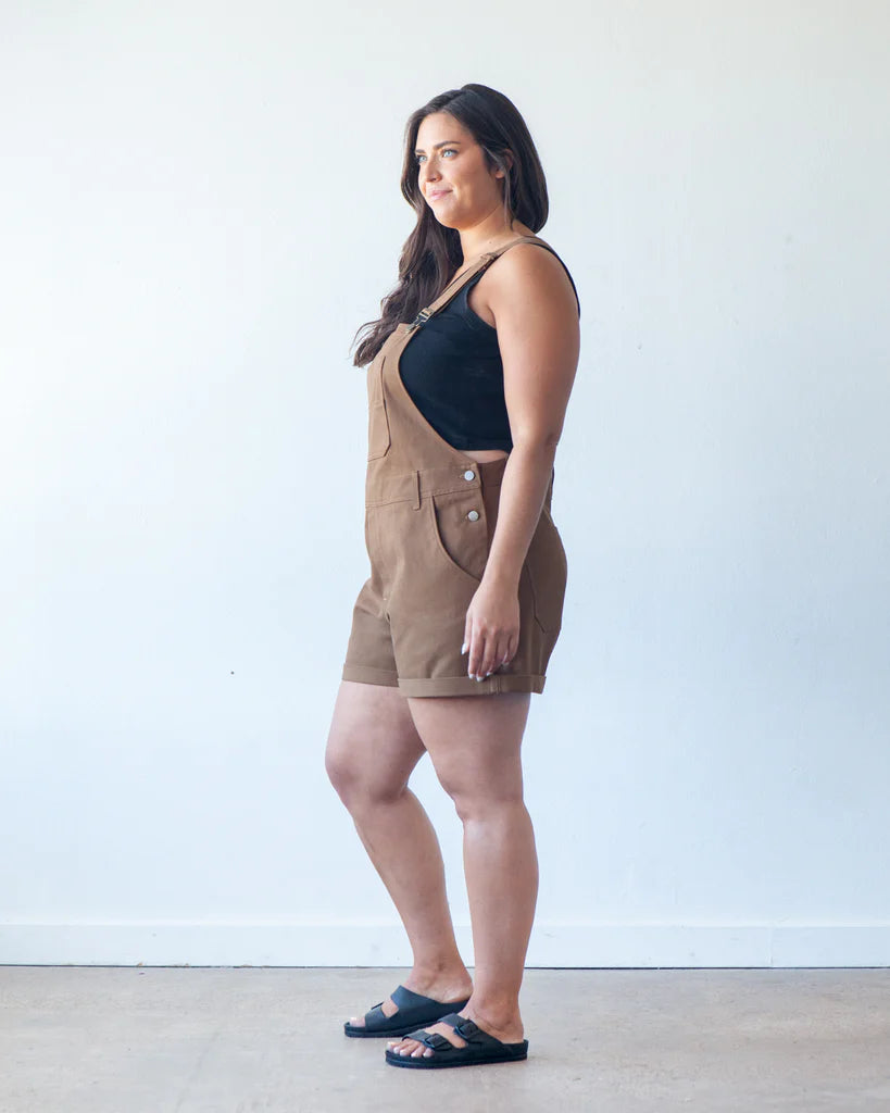 True Bias Sewing Pattern - Riley Overalls | Core Fabrics
