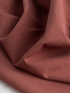 Tumbled Non Stretch Cotton - Mahogany
