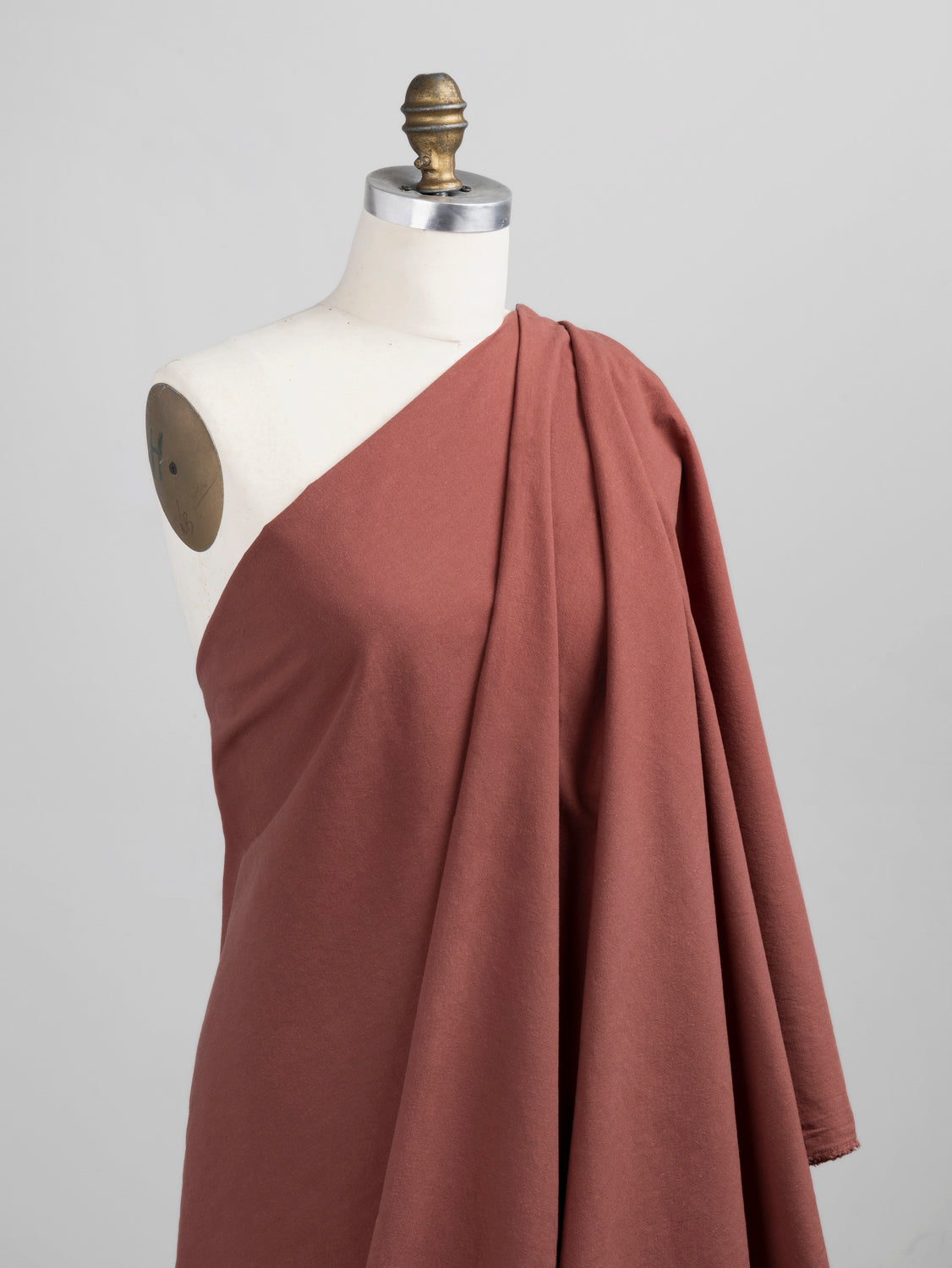 Tumbled Non Stretch Cotton - Mahogany | Core Fabrics