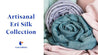 Artisanal Eri  'Peace' Silk Twill - Mint | Core Fabrics