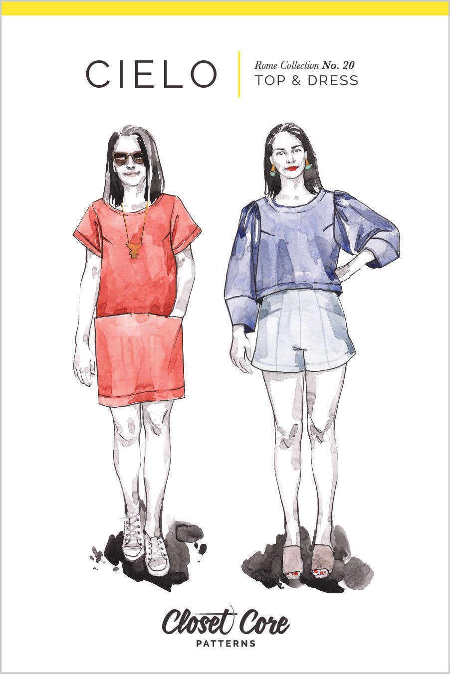 Cielo-Top-_-Dress_Envelope-Cover_1-Front | Core Fabrics