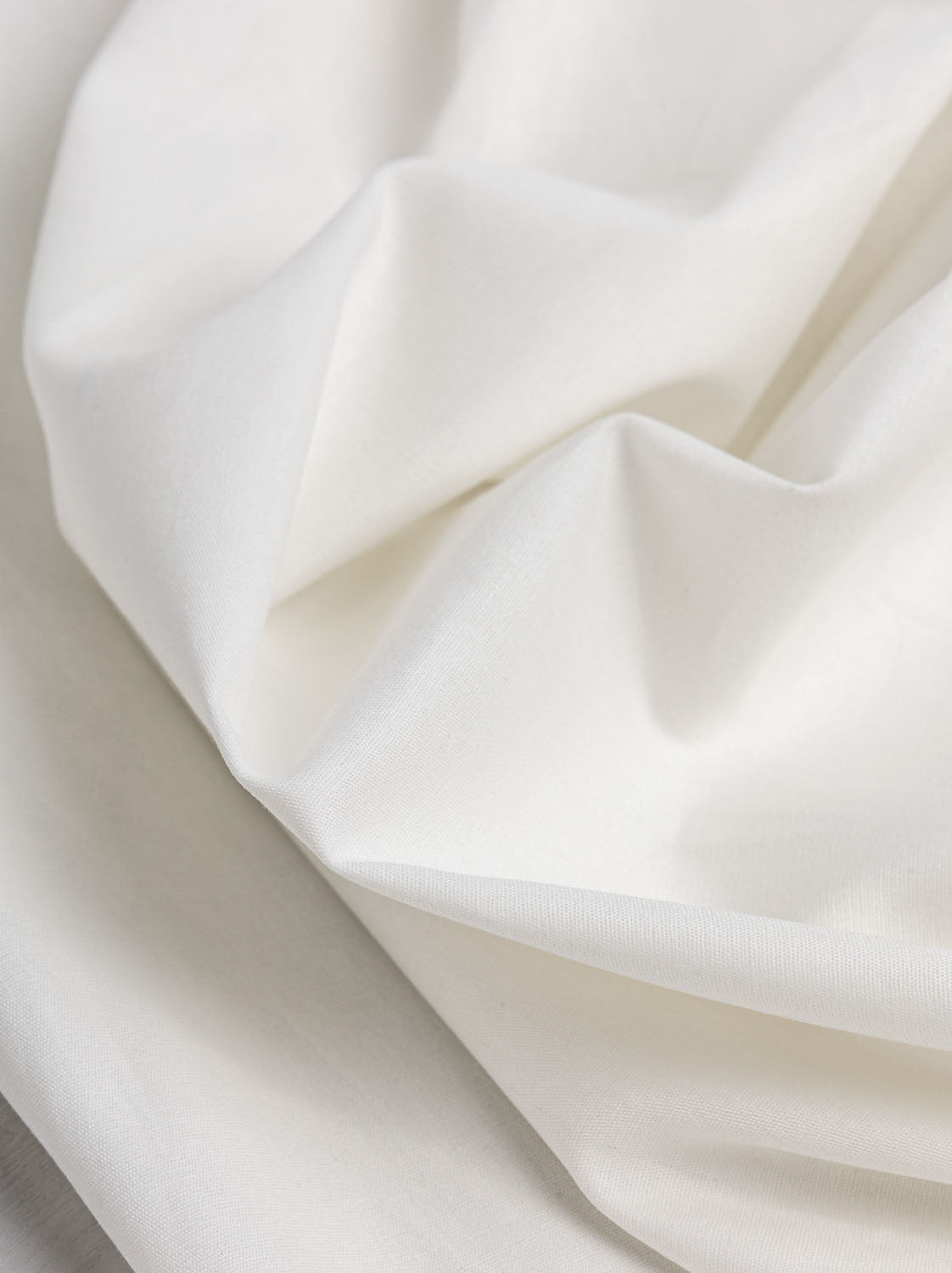 Core Collection Lightweight Silky Cotton Poplin - Cream | Core Fabrics