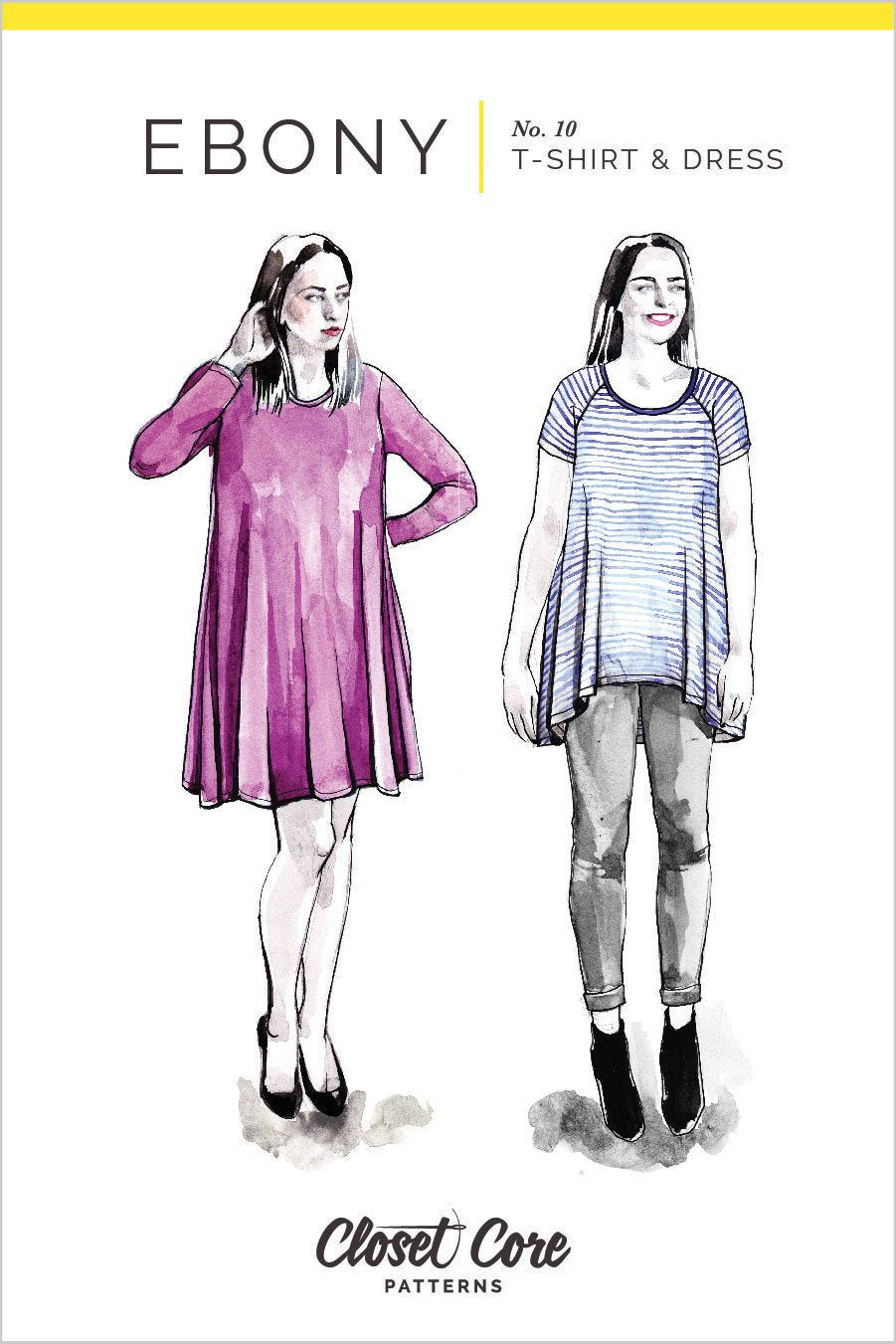 Ebony-Tee-_-Dress_Envelope-Cover_1-Front | Core Fabrics