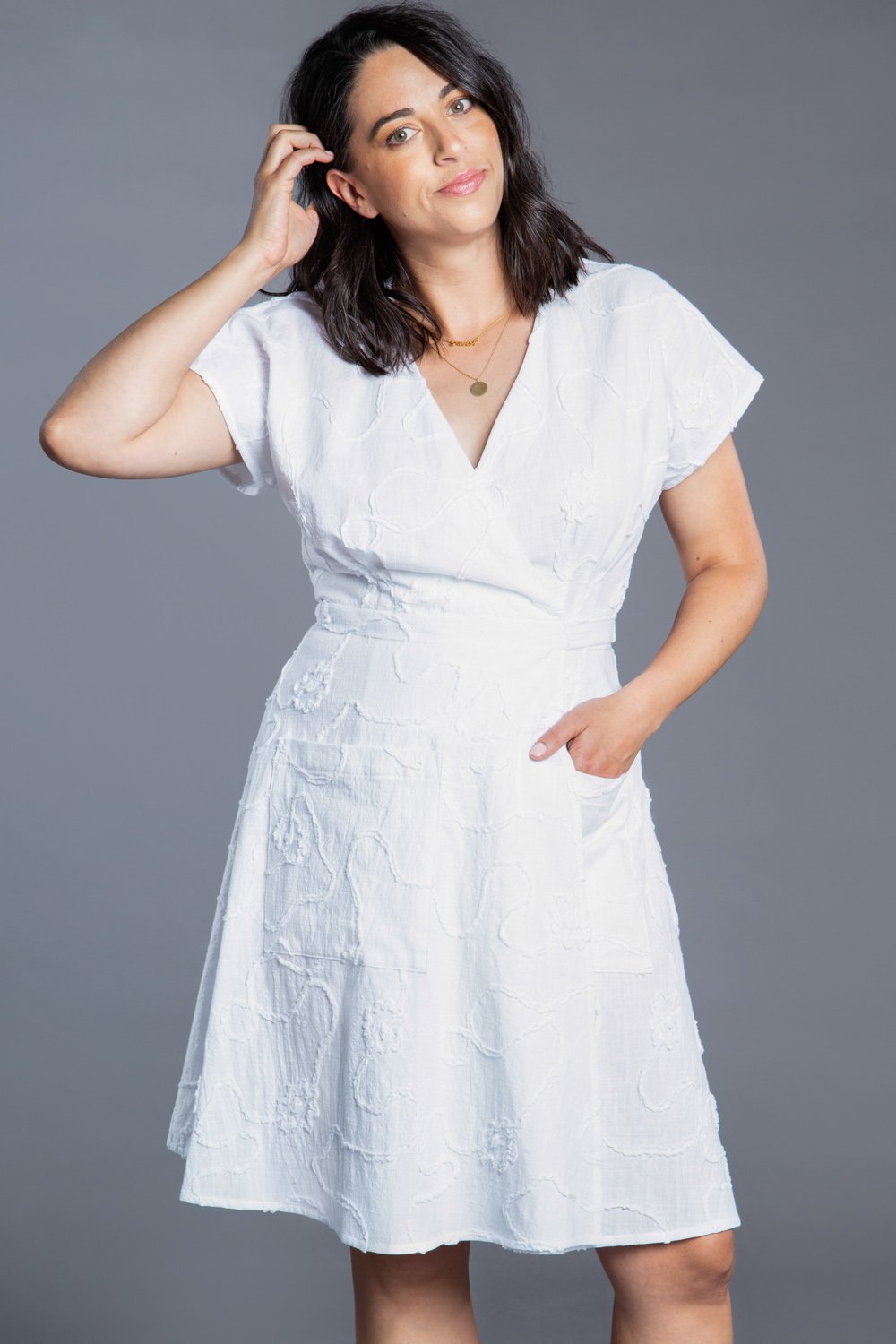 Elodie Wrap Dress Pattern | Core Fabrics