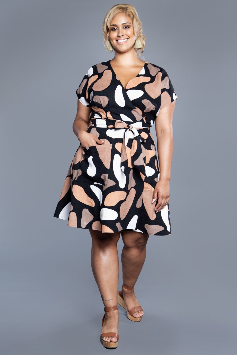 ElodieWrapDress_Plussizewrapdresssewingpattern5 | Core Fabrics