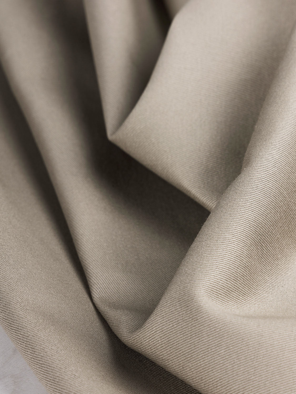 Midweight  Organic Cotton Twill - Khaki | Core Fabrics