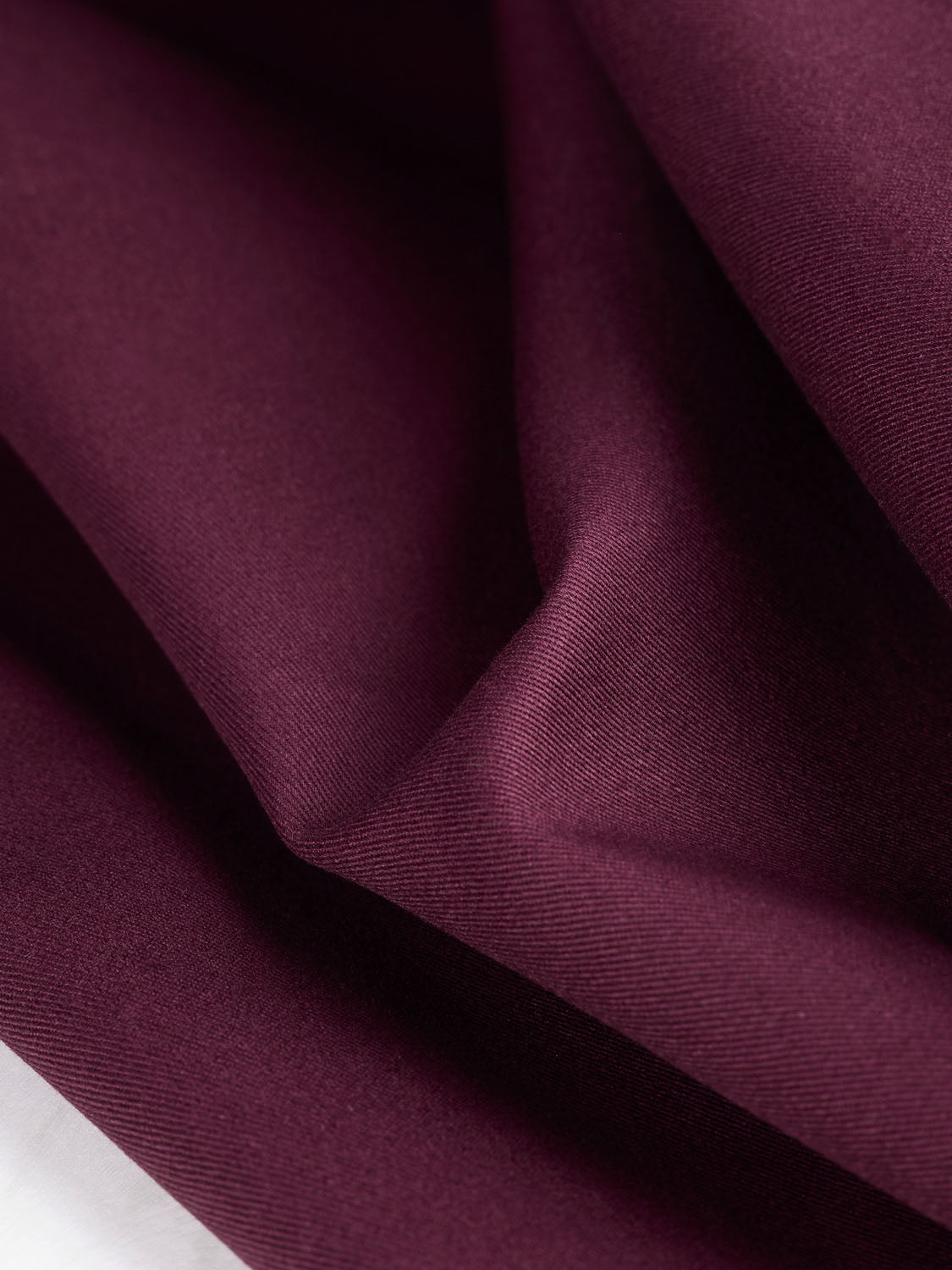 Midweight  Organic Cotton Twill - Mulberry | Core Fabrics