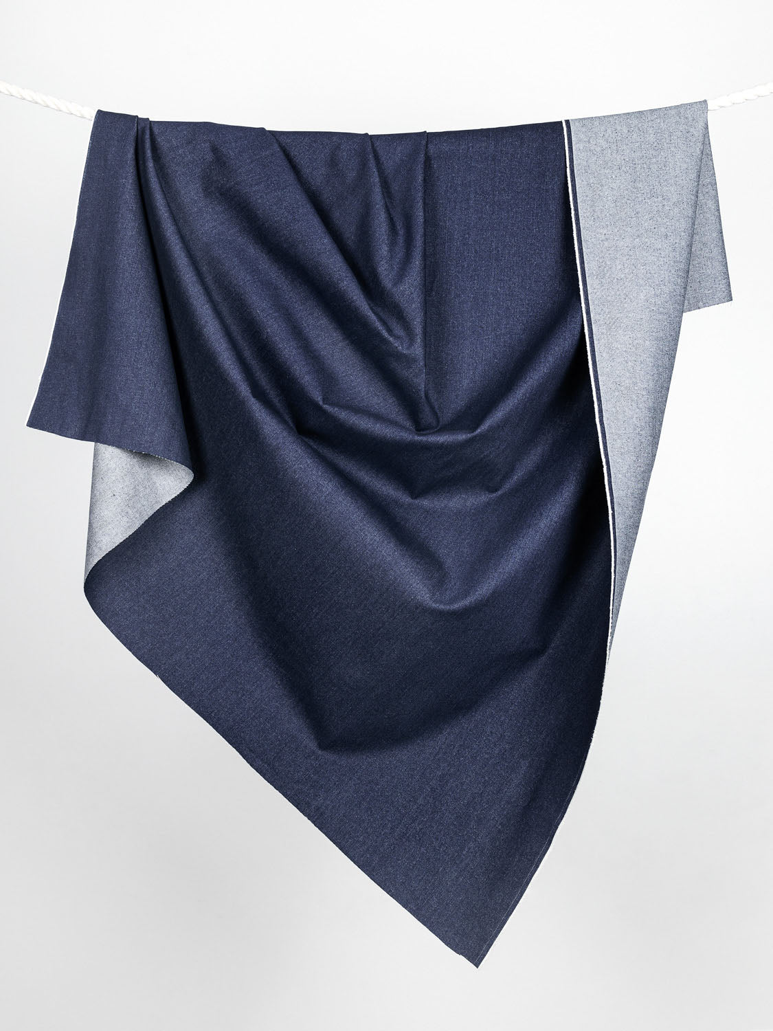 14.25oz Non-Stretch Organic Cotton Denim - True Indigo | Core Fabrics