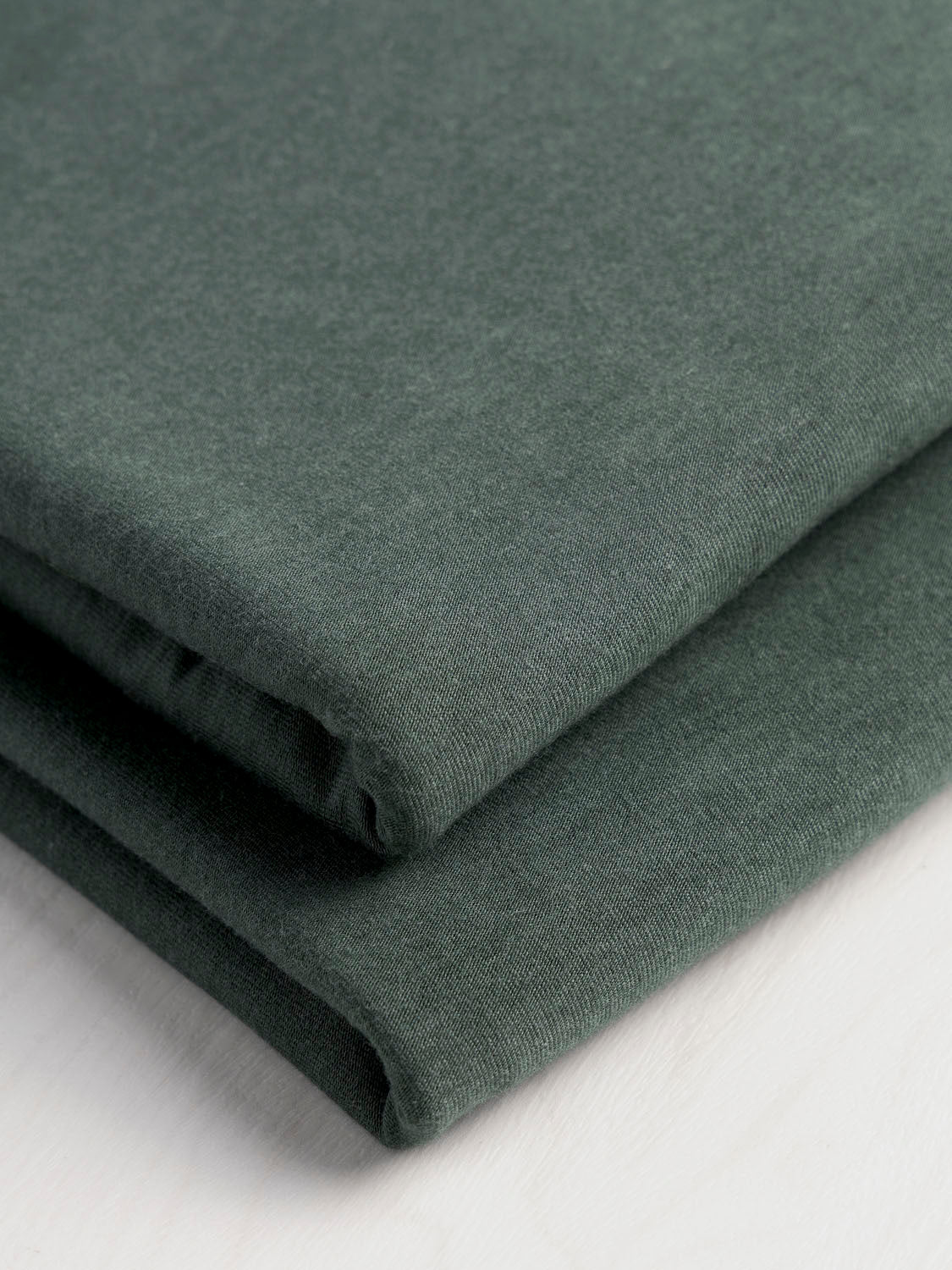 Organic Cotton + Tencel Stretch Knit Jersey-Pine Green | Core Fabrics