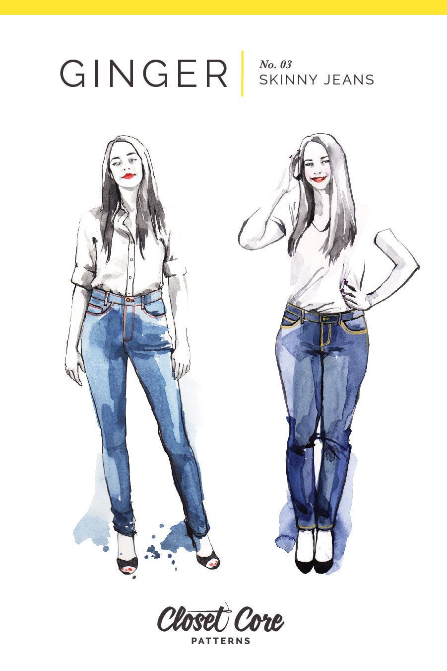Ginger Jeans Pattern | Core Fabrics