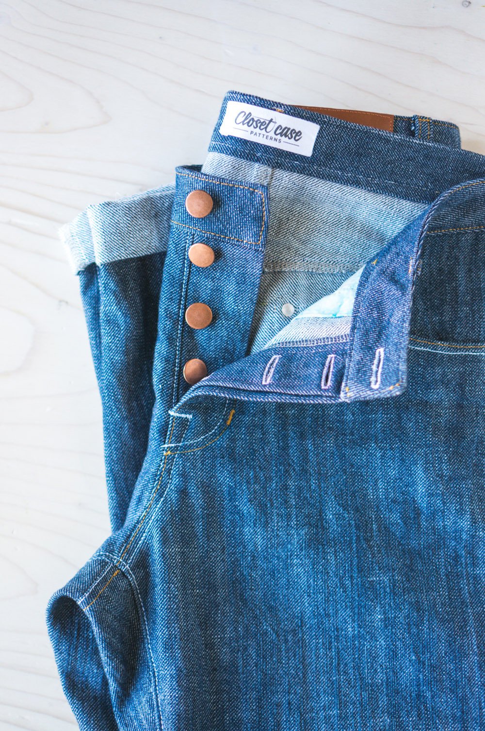 Jeans_fly_front_Morgan_Boyfriend_jeans_pattern | Core Fabrics