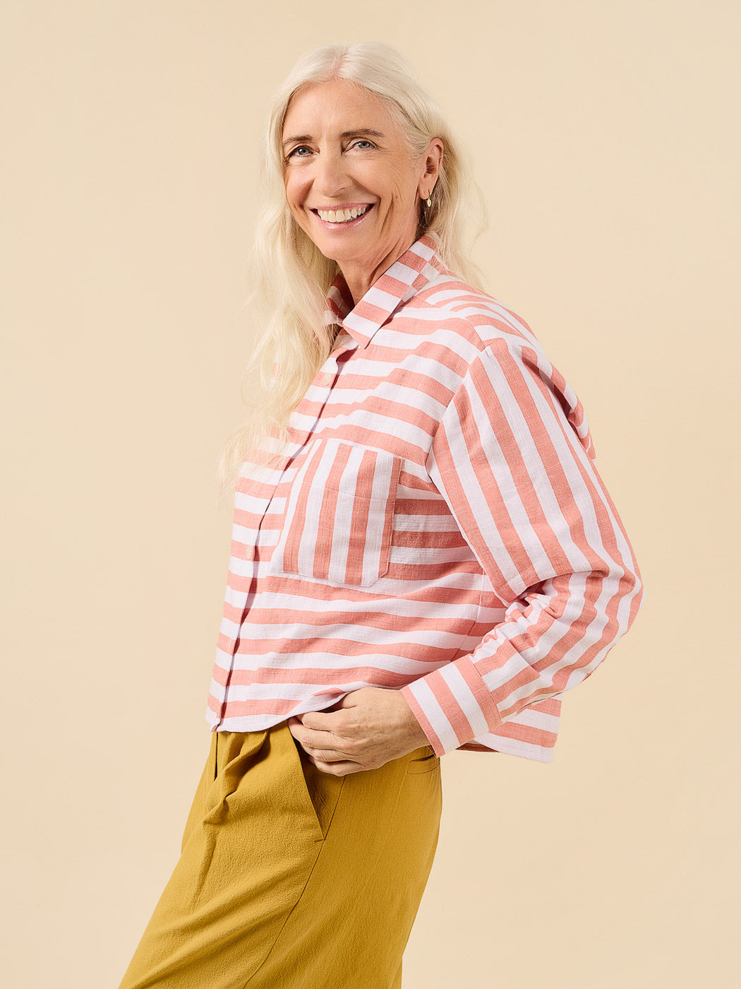 Jenna Cropped Shirt | Shirt +Shirtdress Pattern | Closet Core Patterns