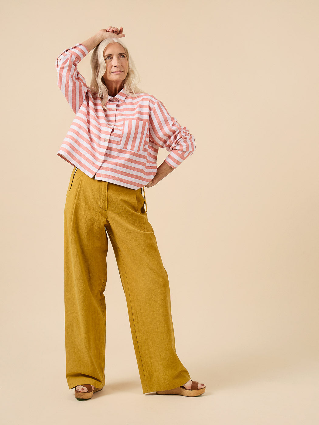 Jenna Cropped Shirt | Shirt +Shirtdress Pattern | Closet Core Patterns