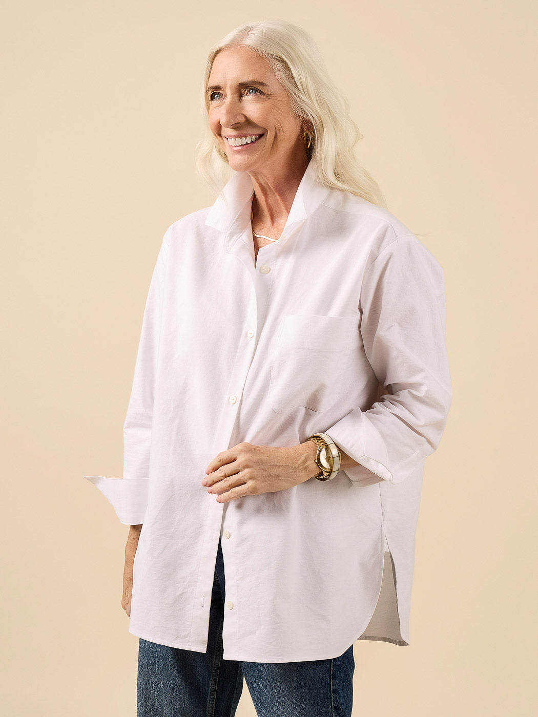 jenna shirt dress Jenna Embroidered Flared Shirt Dress
