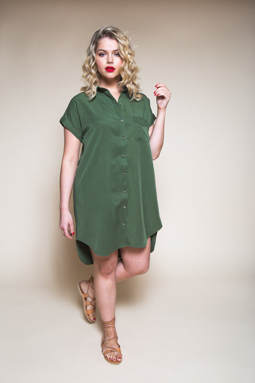 Kalle Shirt & Shirtdress Pattern | Core Fabrics