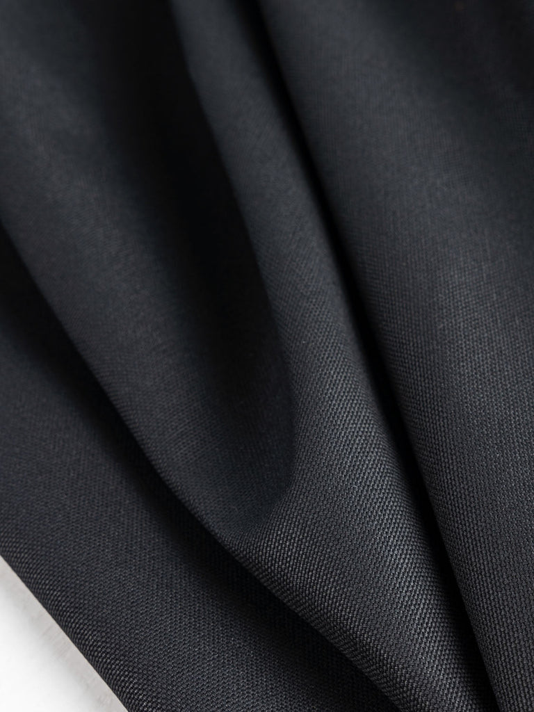 Toile En Coton Biologique De Poids Moyen - Noir