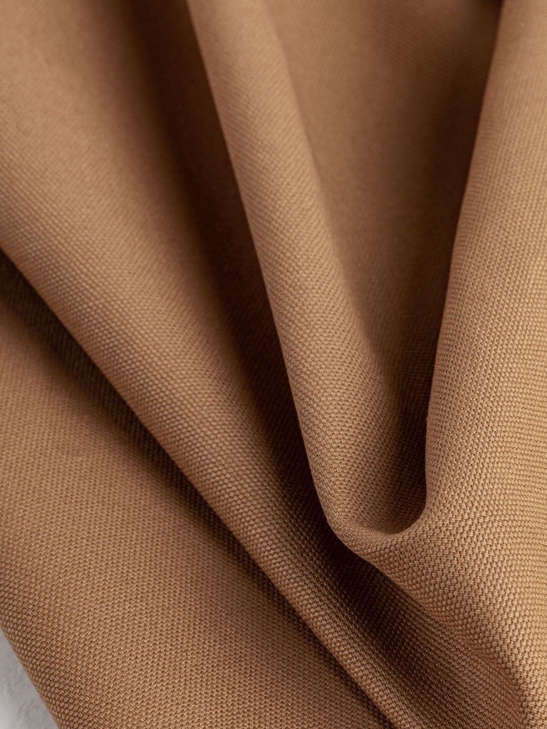Toile En Coton Biologique De Poids Moyen - Caramel