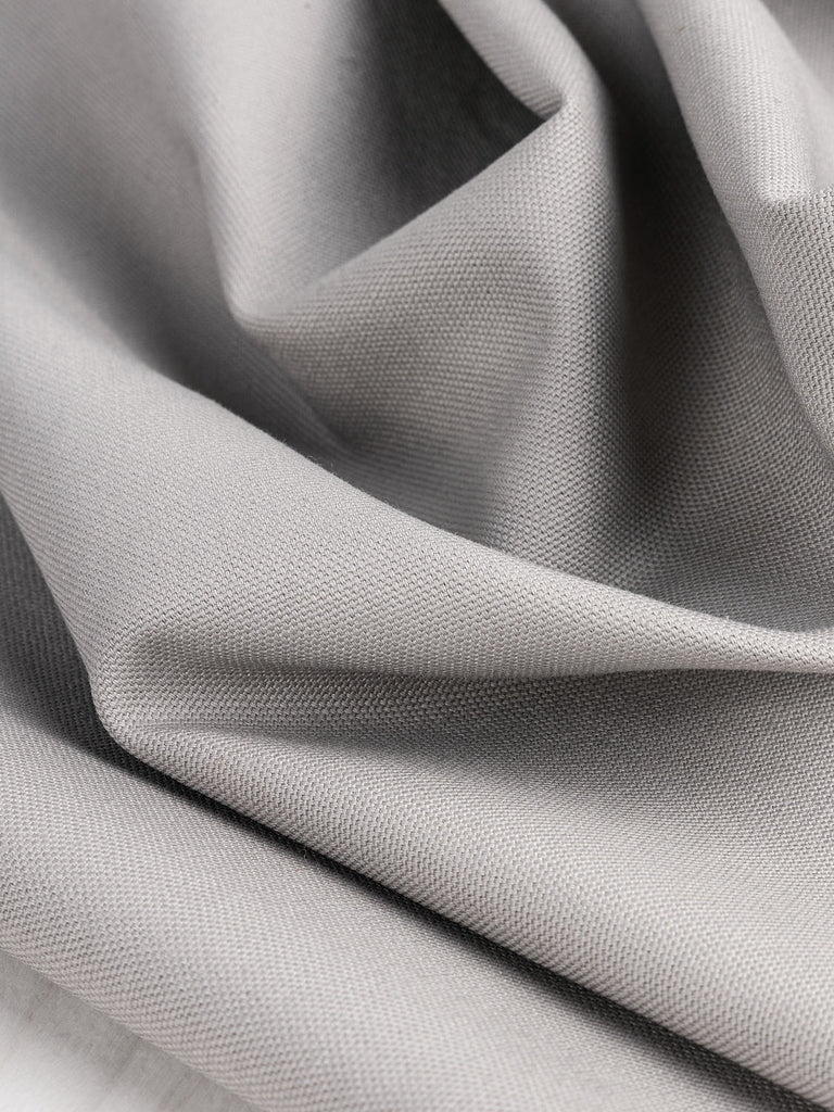 Toile En Coton Biologique De Poids Moyen - Gris Tourterelle
