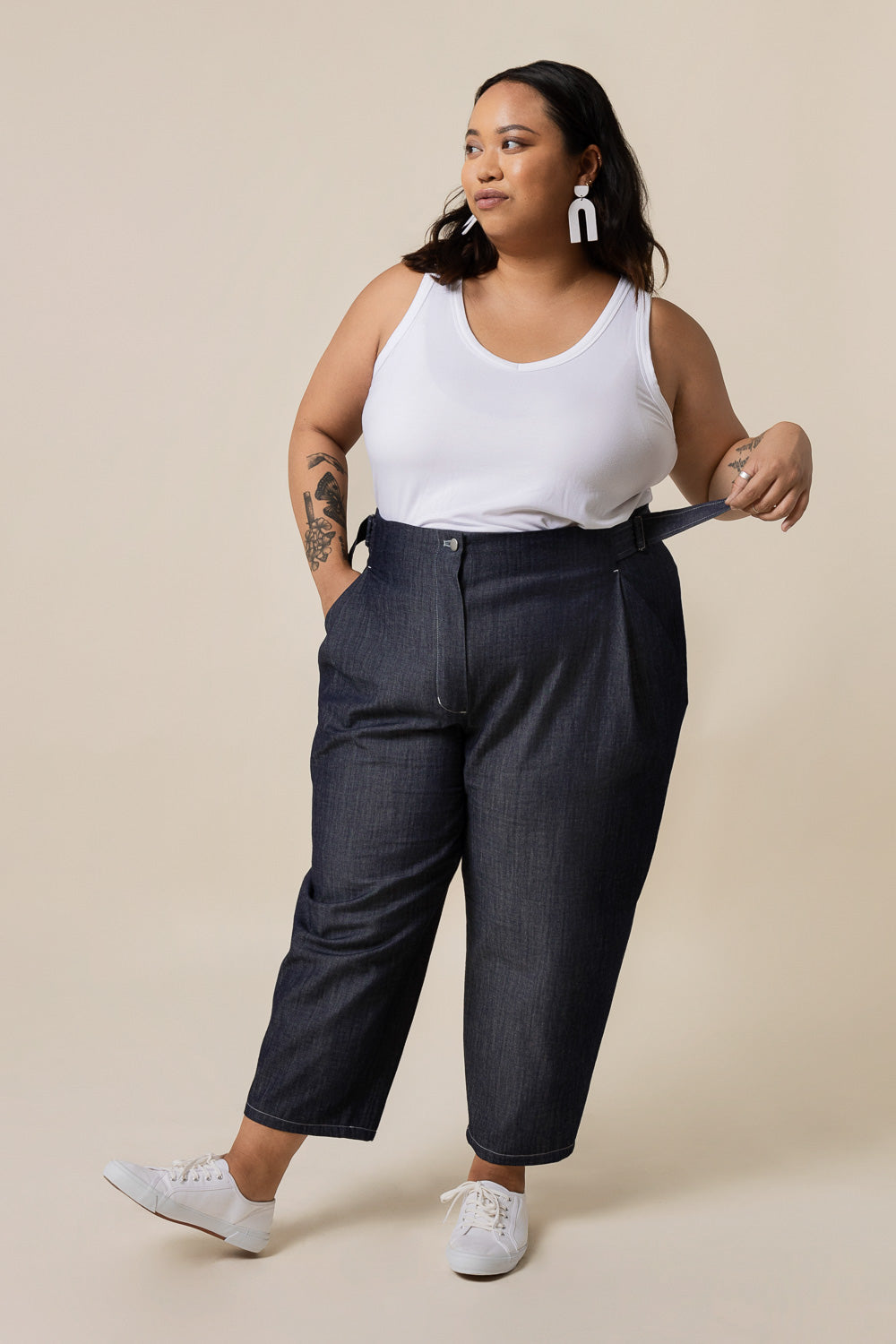 Mitchell Trousers Pattern | Plus Size Pants Pattern | Closet Core Patterns
