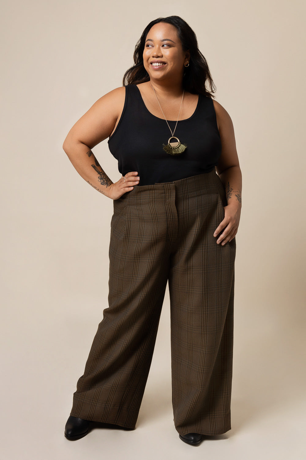 Mitchell Trousers Pattern | Plus Size Pants Pattern | Closet Core Patterns