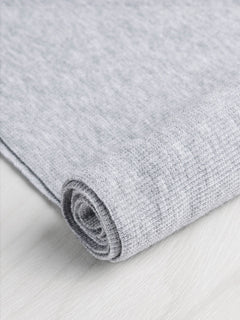 Bambou/Coton côte bébé 2x2 - Gris Nuage