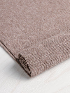 Bambou/Coton côte bébé 2x2 - Chocolat Chaud