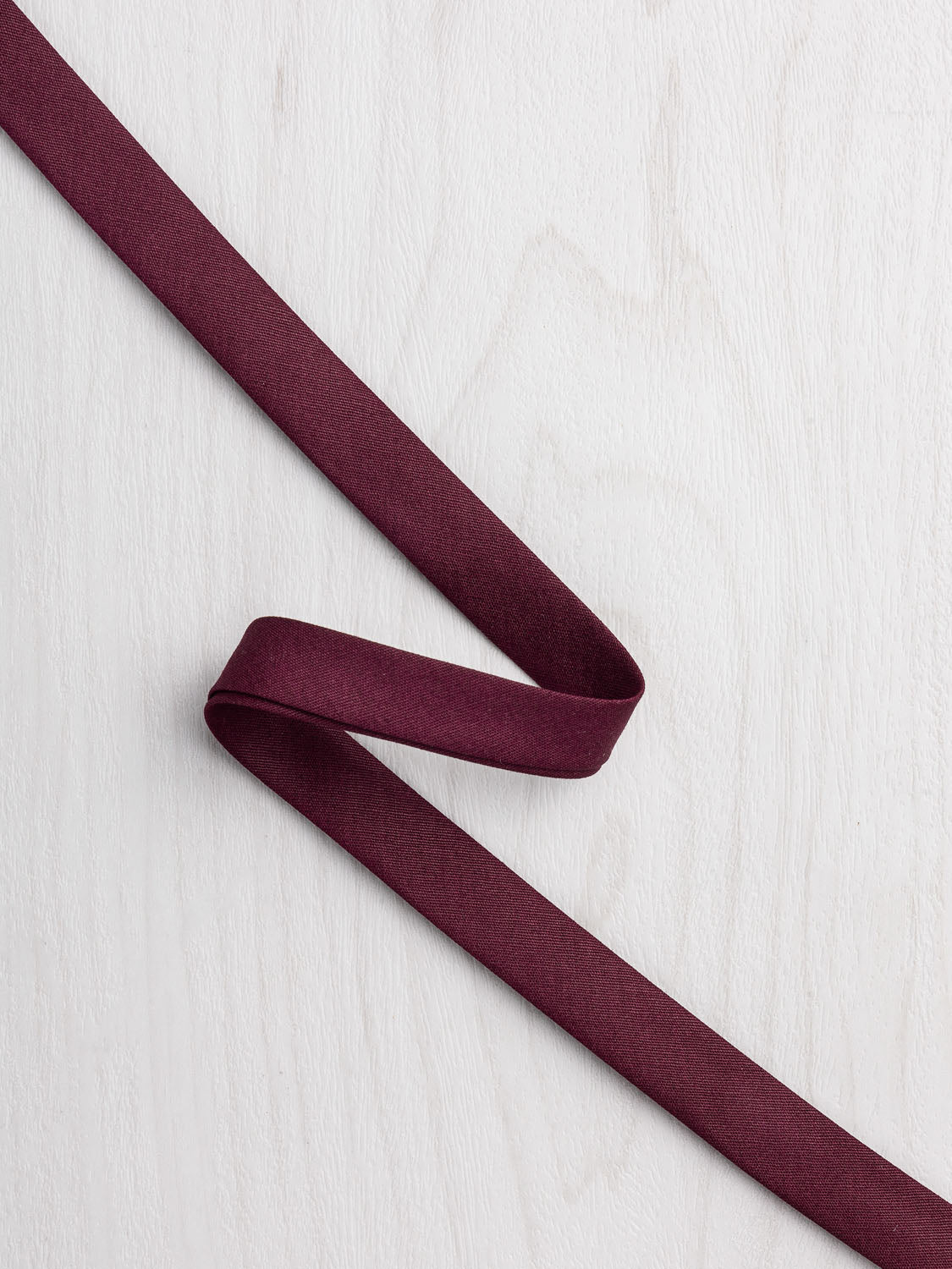 Double-Fold Cotton Poplin Bias Tape - 1/2' (13mm) wide - Merlot | Core Fabrics