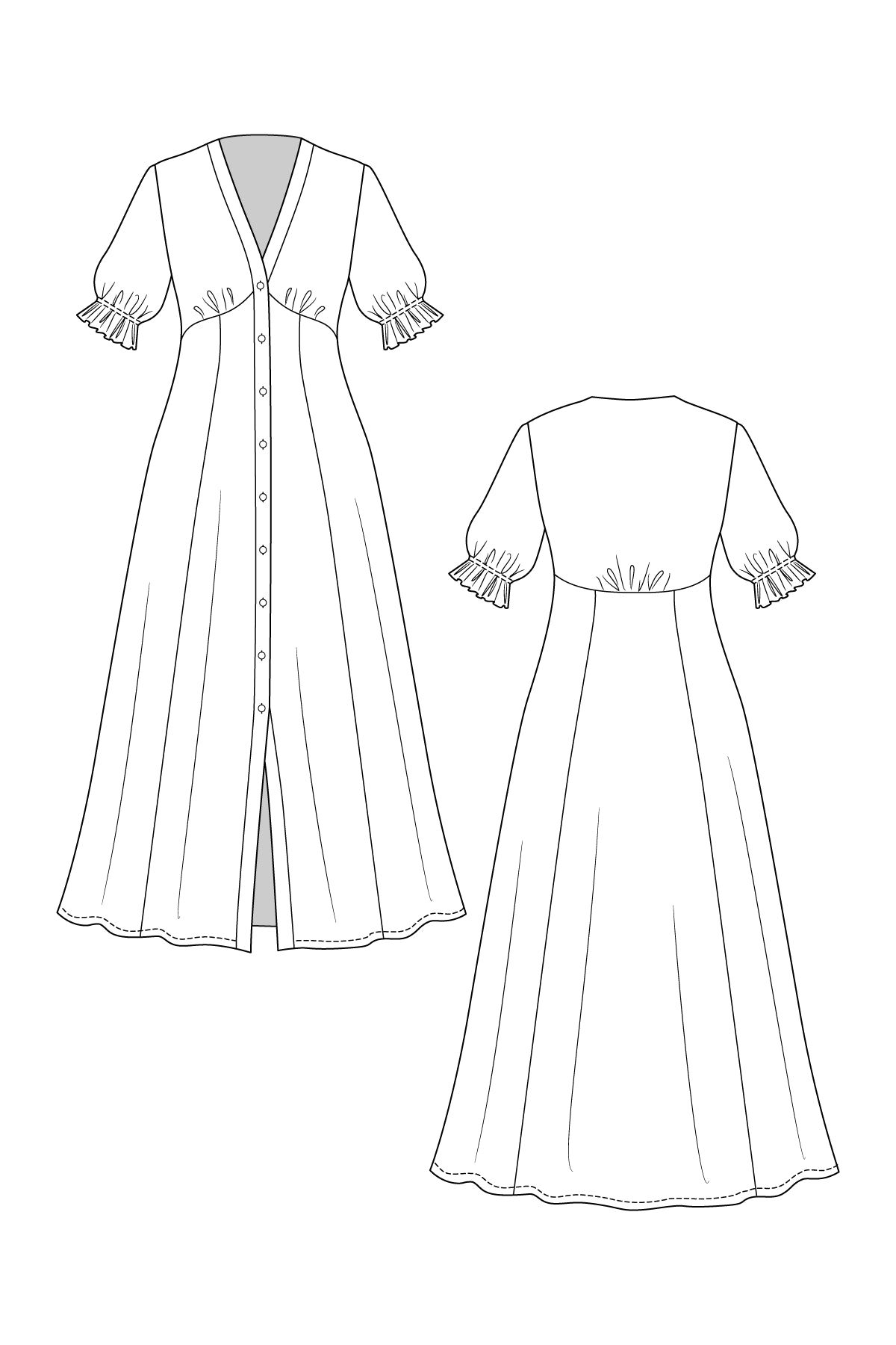 Named - Taika Blouse Dress | Core Fabrics