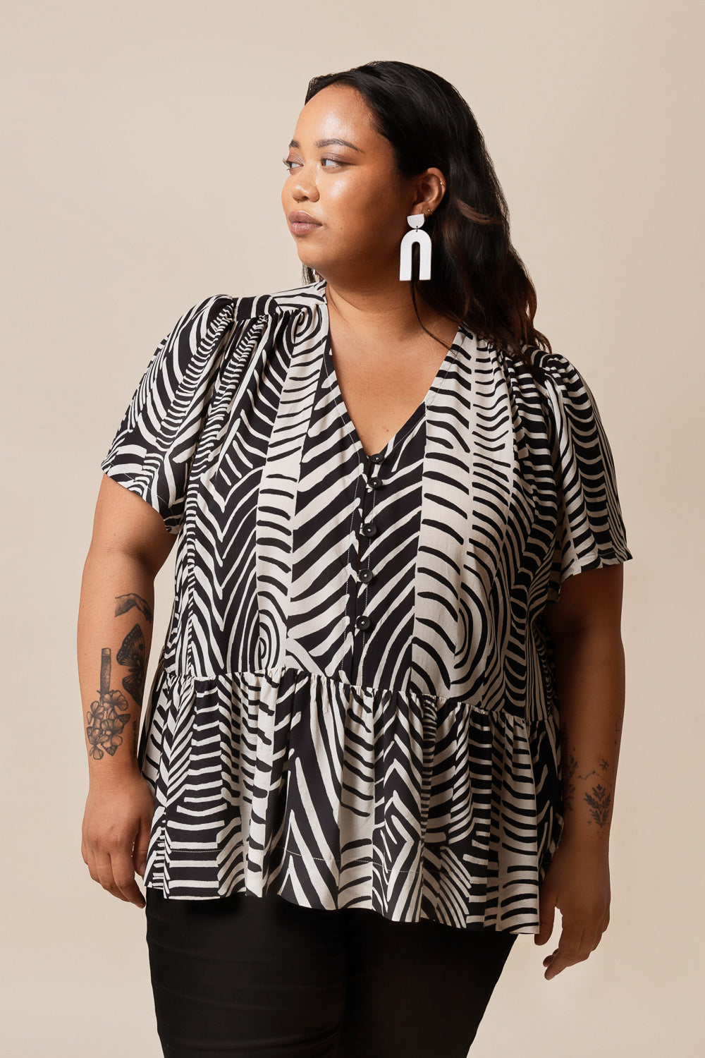 Nicks Blouse Pattern | Plus Size Blouse Pattern | Closet Core Patterns