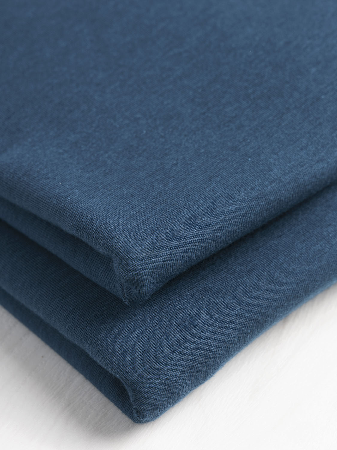 Organic Cotton + Tencel Stretch Knit Jersey - Deep Teal | Core Fabrics