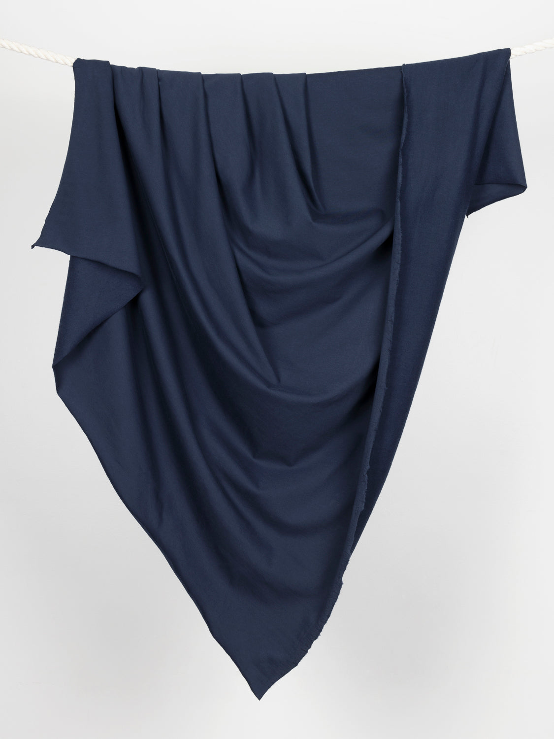 Organic Cotton Fleece - Navy | Core Fabrics
