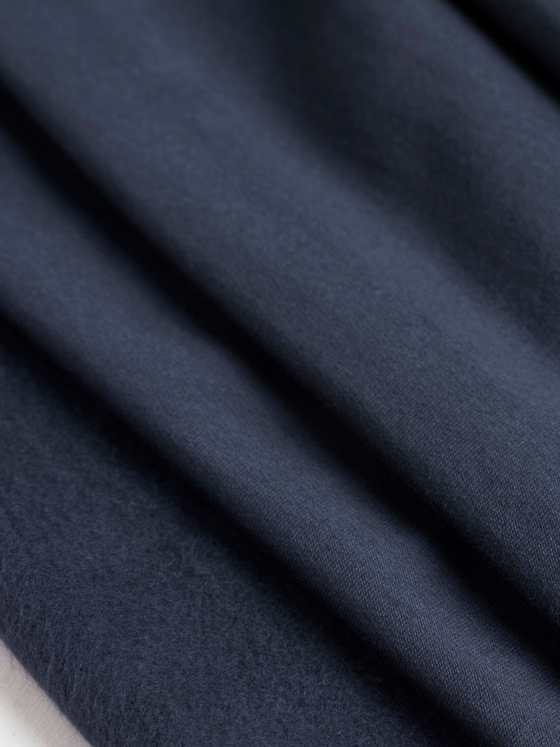 Organic Cotton Fleece - Navy | Core Fabrics