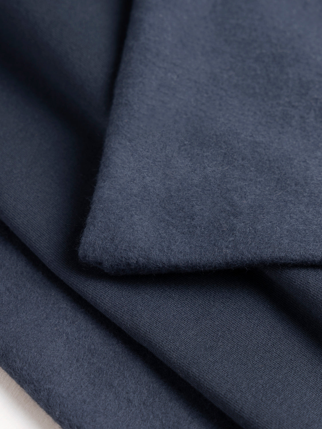Organic Cotton Fleece - Navy | Core Fabrics