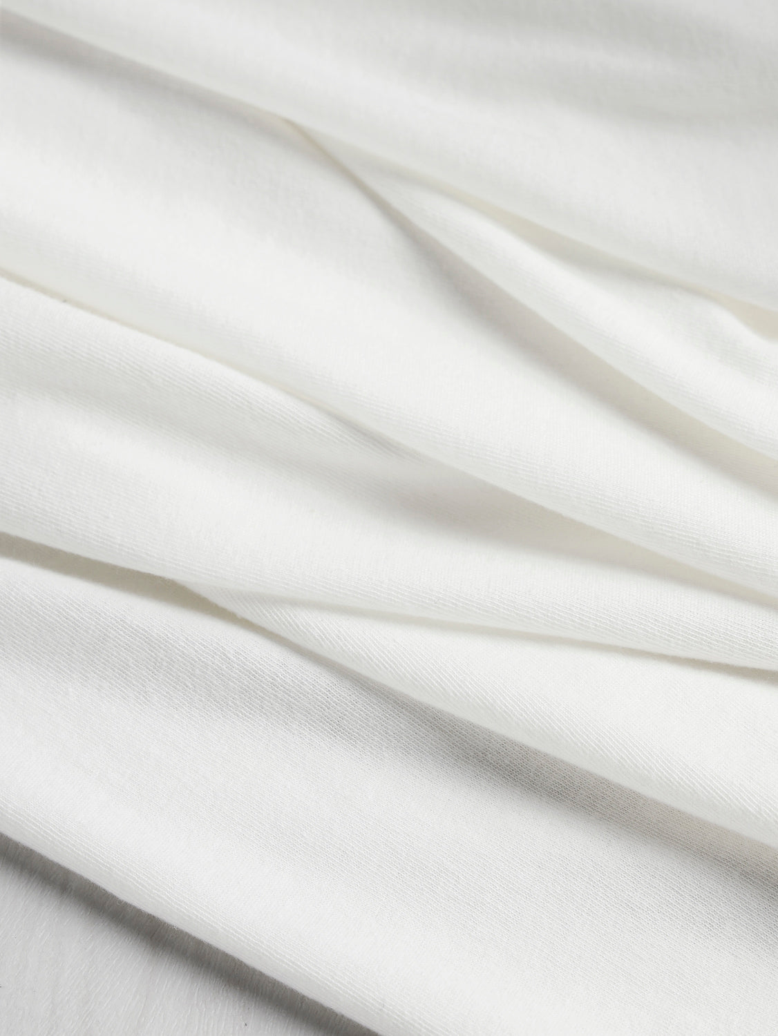 Cotton Modal Jersey Knit - White