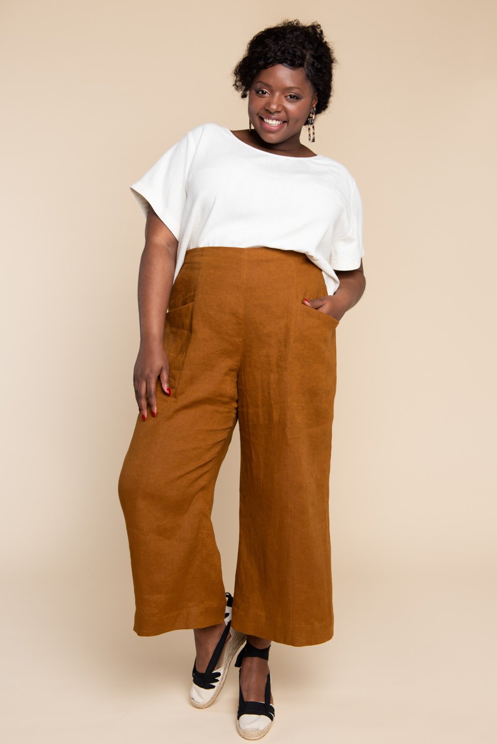 PietraPants_ShortsPattern_ClosetCasePatterns-24 | Core Fabrics