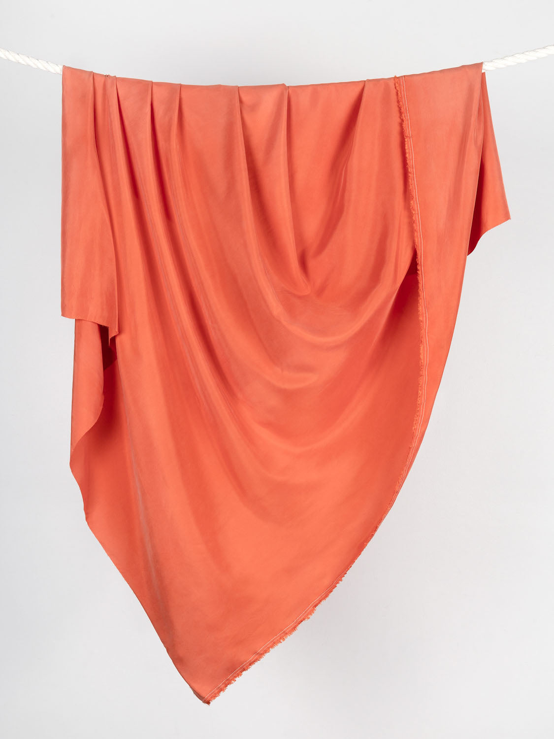 Sandwashed Cupro - Papaya | Core Fabrics