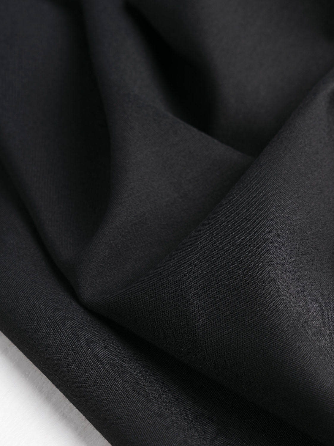 Viscose Ponte Knit - Black | Core Fabrics