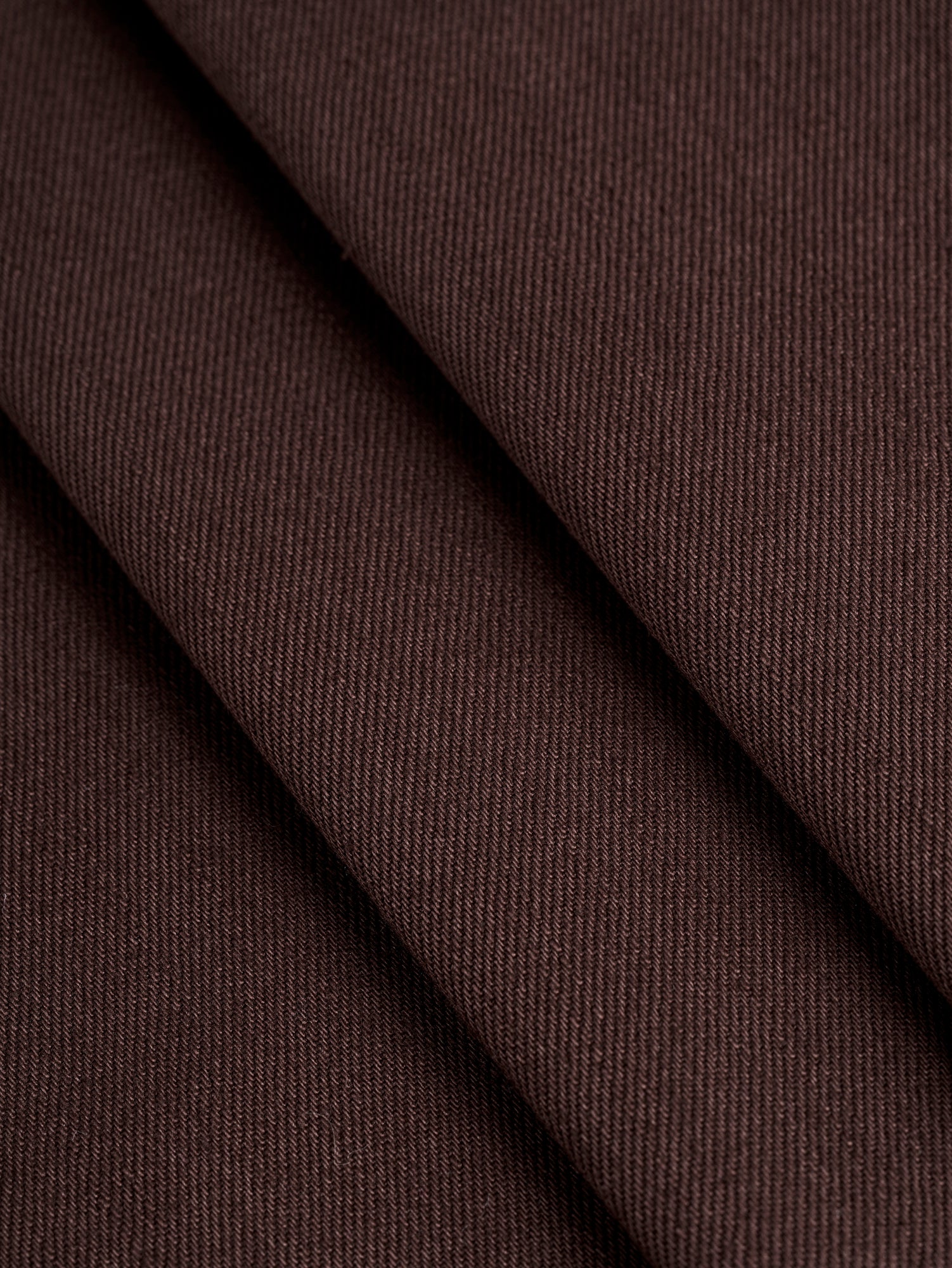 10oz Organic Cotton Stretch Bull Denim - Chocolate