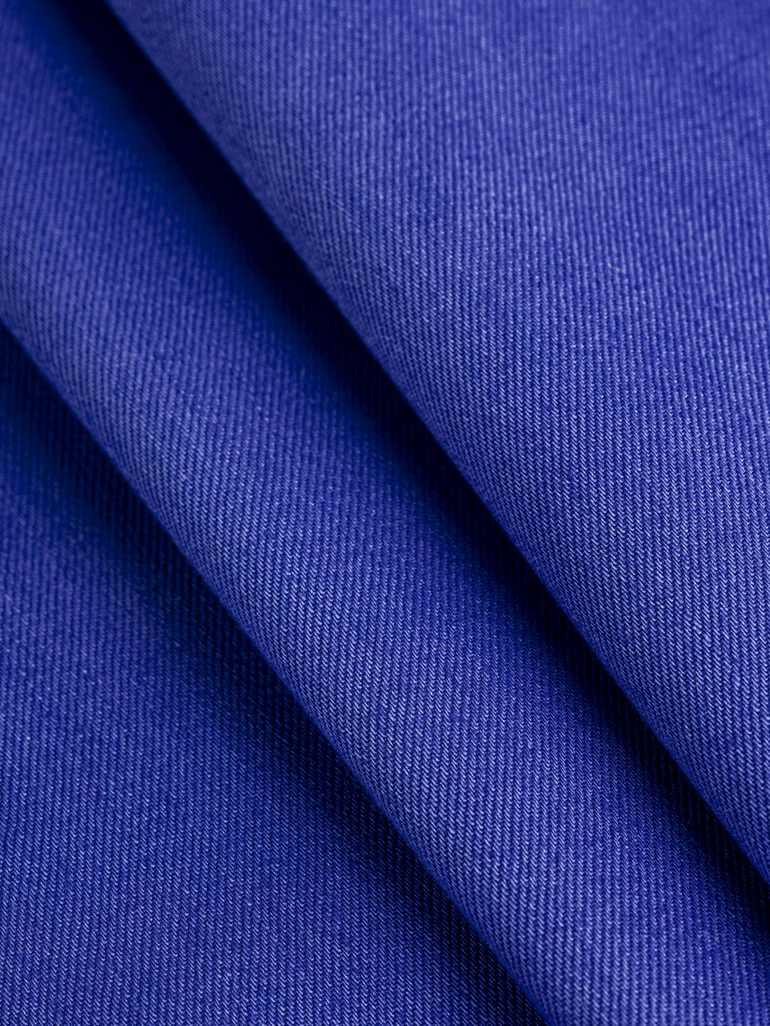 10oz Organic Cotton Stretch Bull Denim - Cobalt