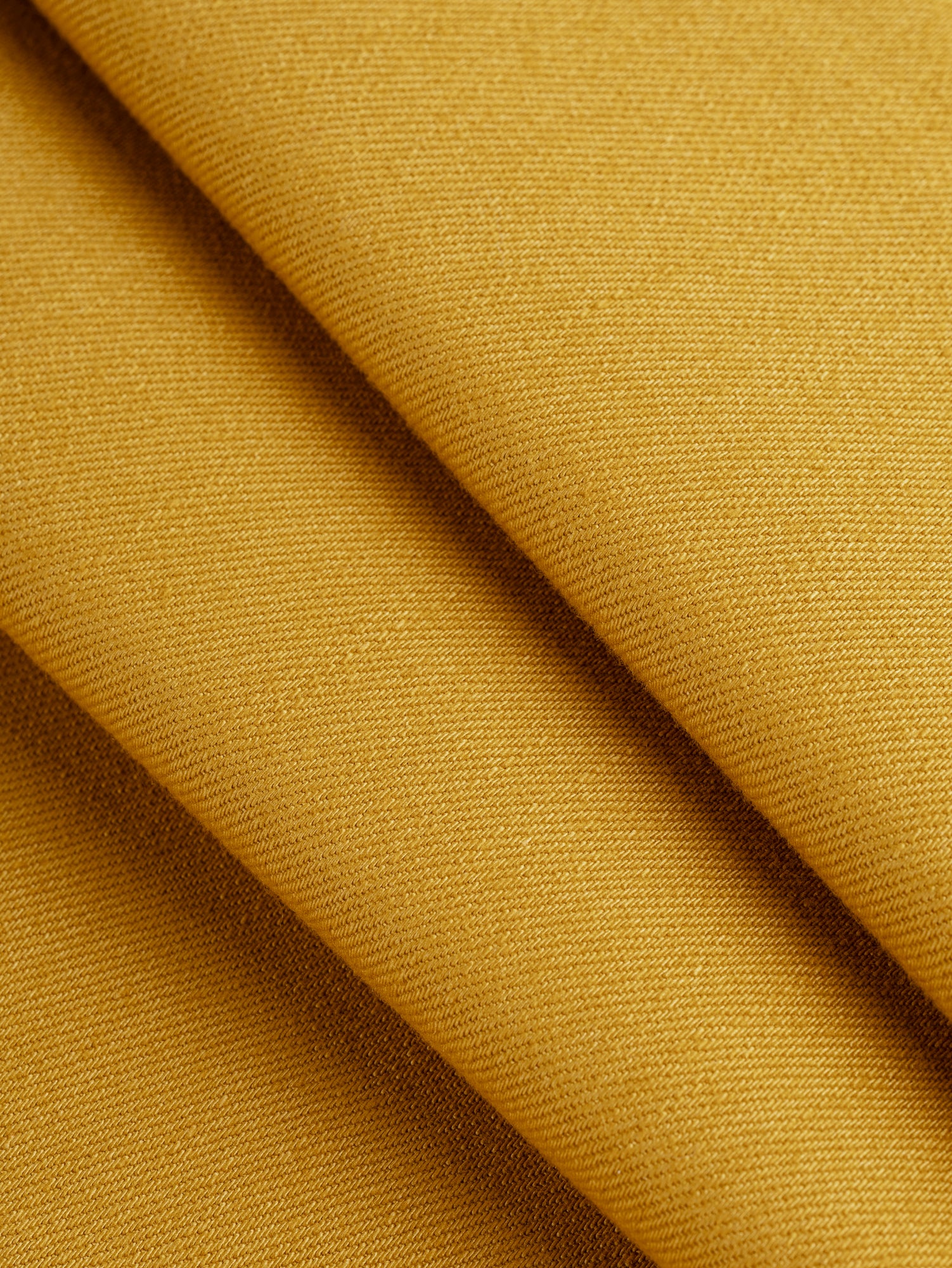 10oz Organic Cotton Stretch Bull Denim - Marigold