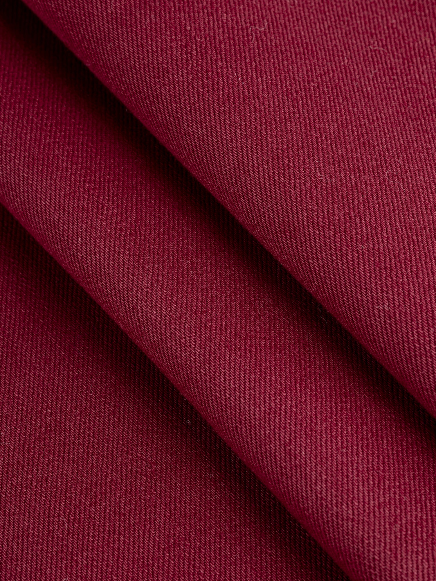 10oz Organic Cotton Stretch Bull Denim - Rhubarb