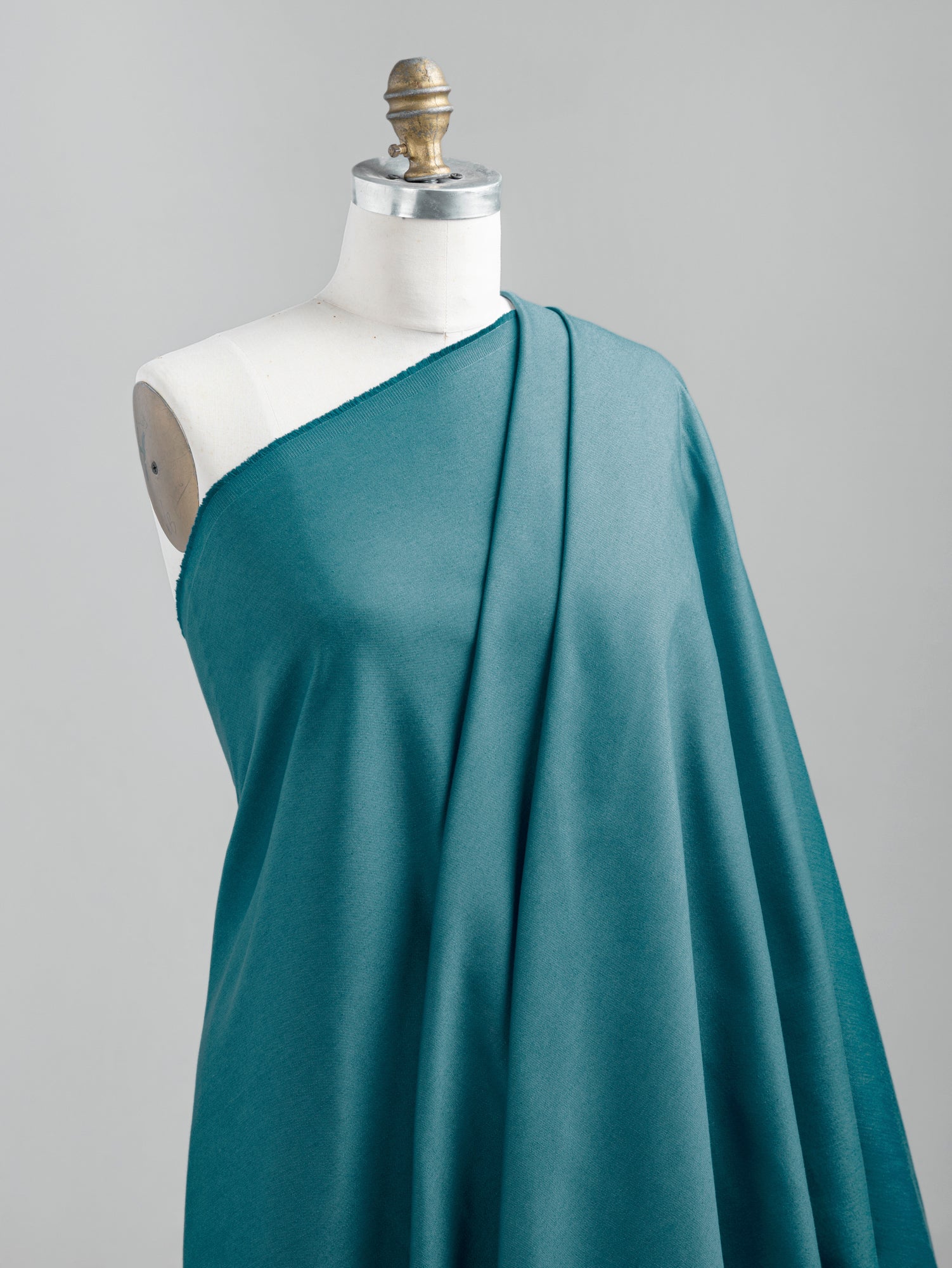 F-DEN022-006-10oz-Organic-Cotton-Stretch-Bull-Denim-Teal-Core-Fabrics-draped.JPG