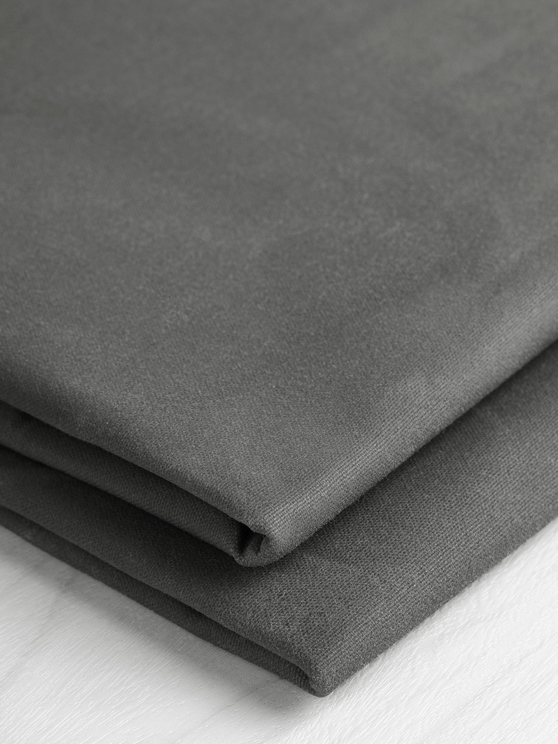 13 oz Deadstock Waxed Cotton - Grey | Core Fabrics