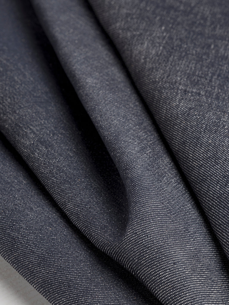 13 oz Japanese Selvedge Denim Deadstock - Deep Indigo