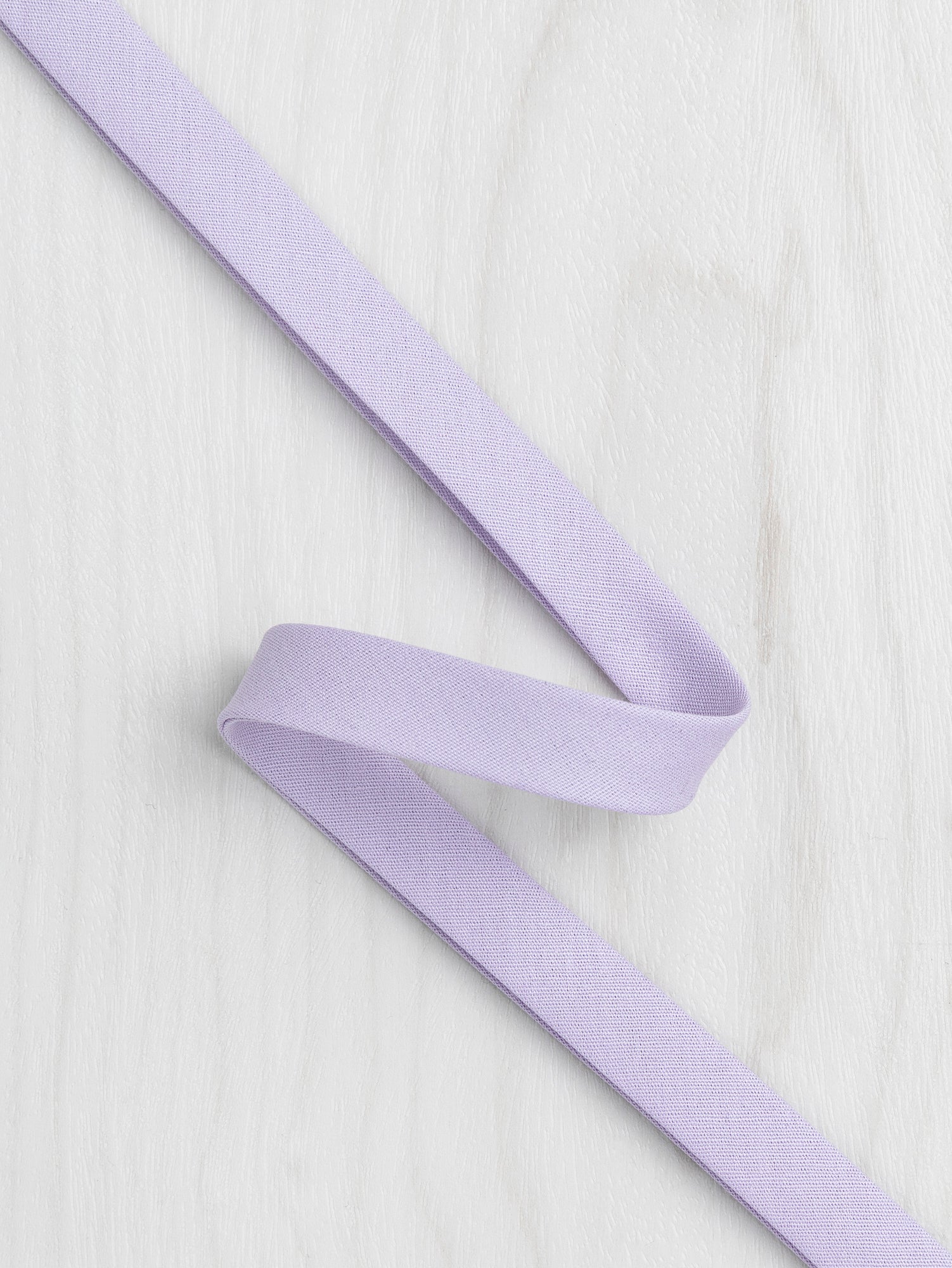 Double-Fold Cotton Poplin Bias Tape - 1/2' (13mm) wide - Lavender | Core Fabrics